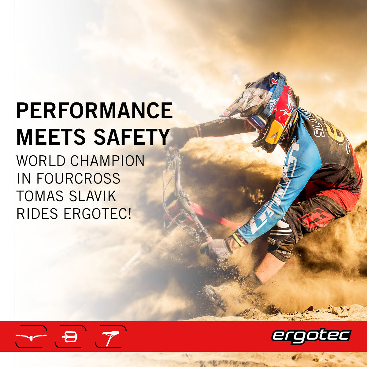 Ergotec - Riser Bar 50 Comfort - 31.8 mm - Black Sandblasted - Handlebar
