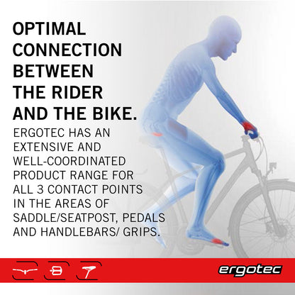 Ergotec Handlebar Randonneur (31.8, GW440mm/510mm, 0, 16° | Black Sandblasted)