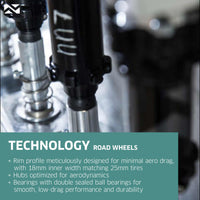 NEWMEN Rear Wheel - Evolution SL X.R.25 29" 28h Fade R SP CL 12x142 MS - Gravel