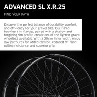 NEWMEN - Wheel (Rear) - Advanced SL X.R.25 | Gravel - [D]