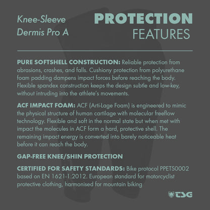 TSG - Knee-Sleeve Dermis Pro A - Black