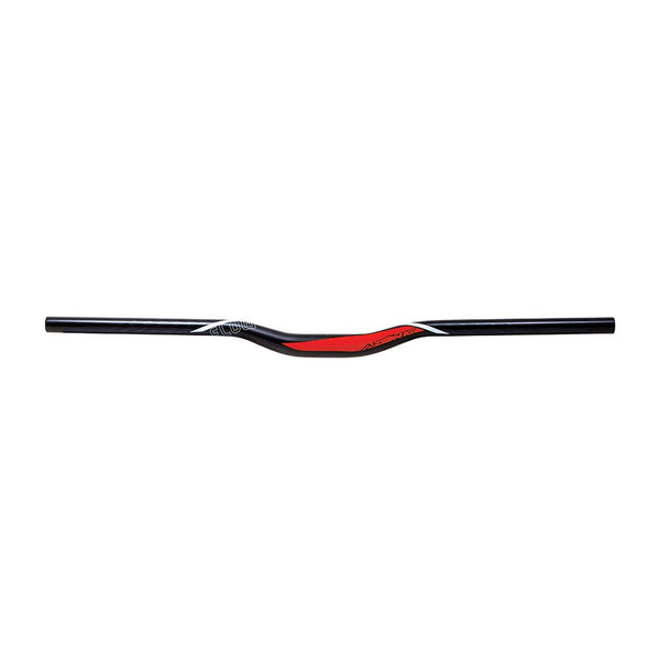 Azonic FLOW 1" BLK/RED BAR 31.8/750mm